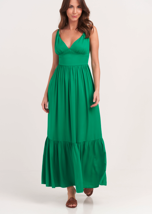 Martina Long Dress Green