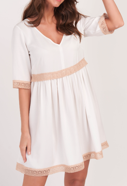 Soraya Dress White