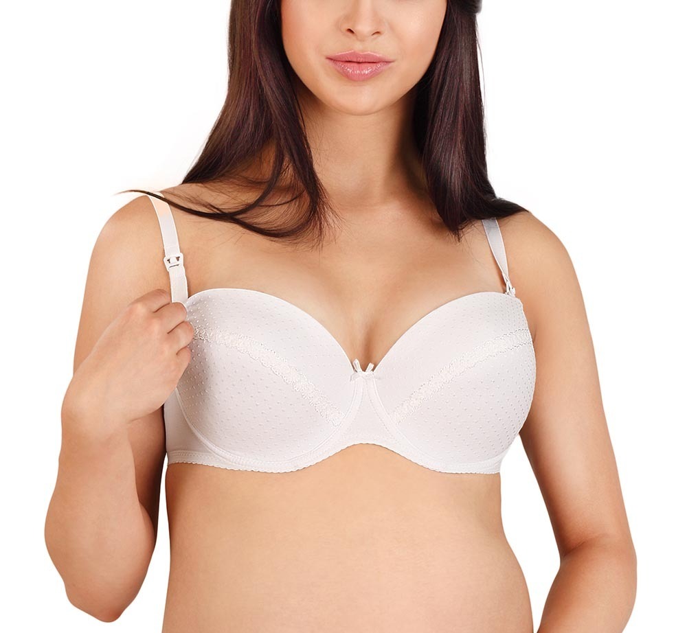 Yazmine Maternity Bra White