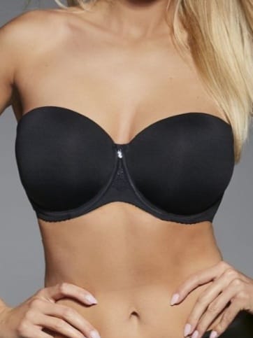 Comfort Strapless Balconette Black