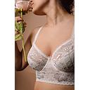 Angelina Longline Bra Ivory