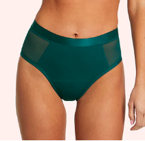 Panty Period Emerald Luxe Shine Midi Brief