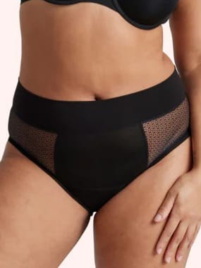 Period Luxe Geo Black Full Brief