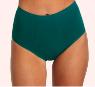 Period Panty Emerald Organic Cotton Full