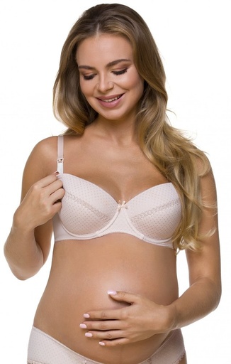 Yazmine Maternity Bra White