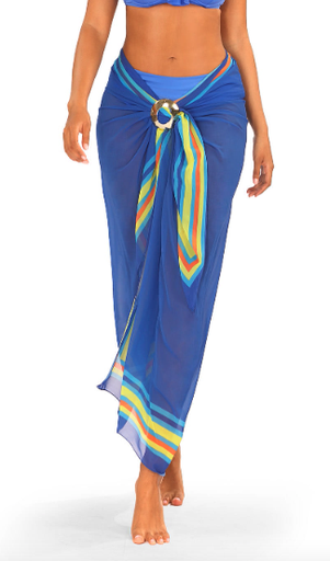 [PAREO13] Pareo Margie Cover Up Blue